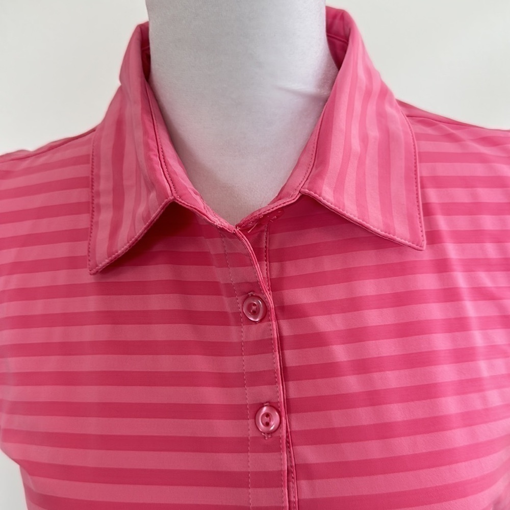 E P Pro Golf Sleeveless Collared Shirt, size S/P
